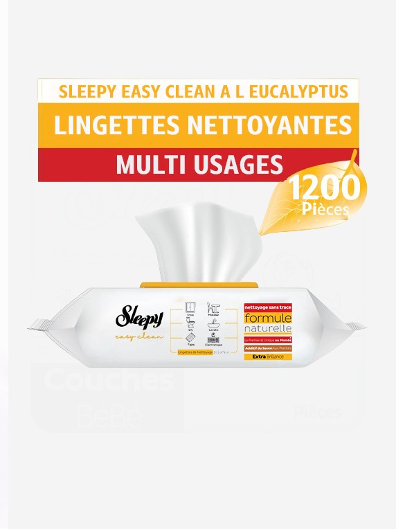 Sleepy Lingette Easy Clean à L’Eucalyptus – 1200 Pièces