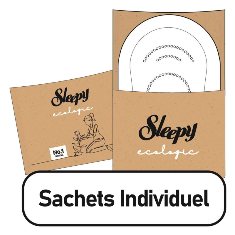 Sleepy Ecologic Premium Plus Serviette Hygiénique – Normal – 48 Pièces