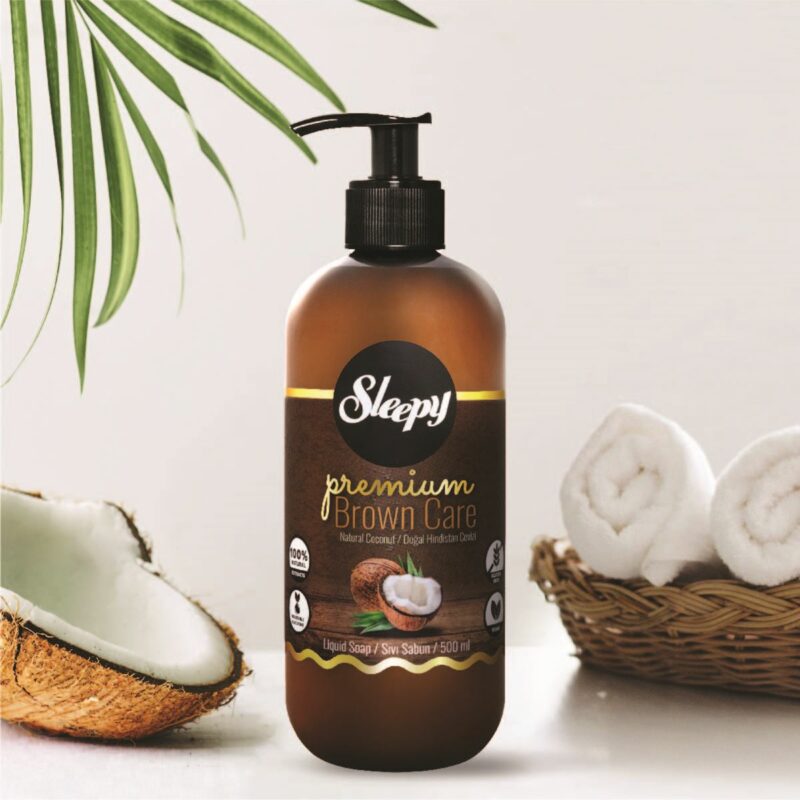 Sleepy Premium Brown Care Savon Liqidue – 500 ml