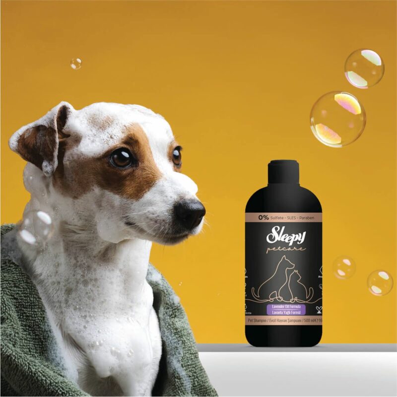 Sleepy Pet Care – Shampoing Pour Animaux – Huile de Lavande – 500 ml